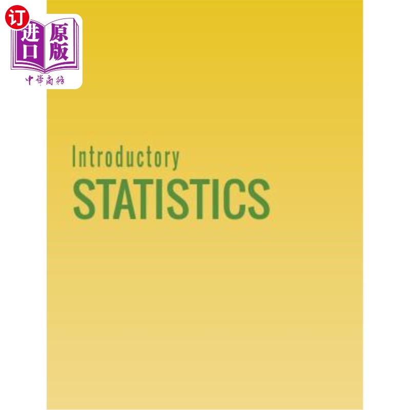 海外直订Introductory Statistics 介绍性统计
