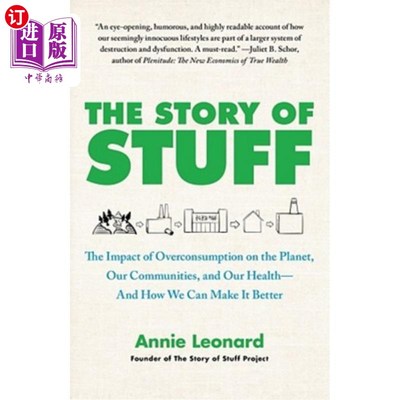 海外直订The Story of Stuff: The Impact of Overconsumption on the Planet, Our Communities 物质的故事：过度消费对地球