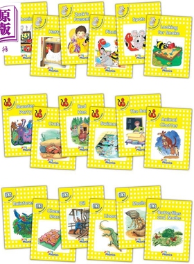 预售 Jolly Phonics Readers Level 2 Complete Set 快乐自然拼读读物黄色等级18本套装 2级 英文原版英语分级读物【中商原版】