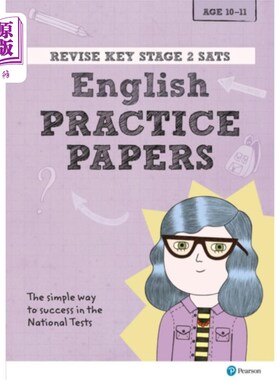 海外直订Pearson REVISE Key Stage 2 SATs English Revision... 培生复习重点阶段2 SATs英语复习练习卷