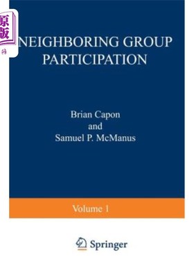 海外直订Neighboring Group Participation: Volume 1 Withdrawn 邻近群体参与：卷1