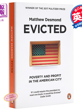 【中商原版】驱逐：美国大城市的贫穷与利益 英文原版 Evicted: Poverty and Profit in the American City Matthew Desmond