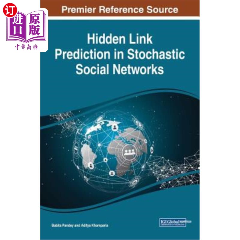 海外直订Hidden Link Prediction in Stochastic Social Networks 随机社交中的隐藏链接预测