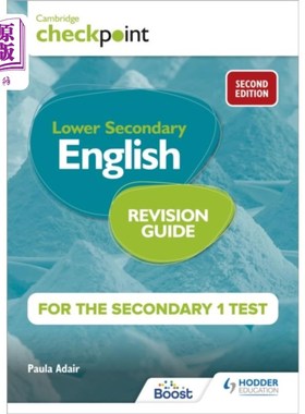 海外直订Cambridge Checkpoint Lower Secondary English Rev... 剑桥检查点初中英语复习指南第二版