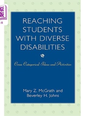 海外直订Reaching Students with Diverse Disabilities: Cross-Categorical Ideas and Activit 接触不同残疾的学生:跨类别的想