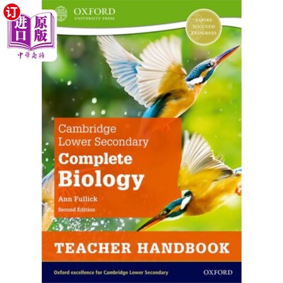 海外直订Cambridge Lower Secondary Complete Biology: Teac... 剑桥初中完整生物:教师手册(第二版)