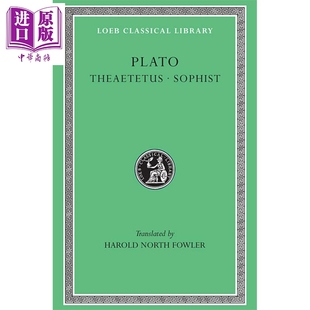 Sophist Theaetetus 英文原版 Plato 预售 中商原版 柏拉图
