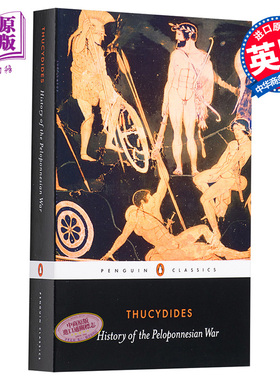 伯罗奔尼撒战争史 History of the Peloponnesian War 英文原版 Thucydides M I Finley【中商原版】