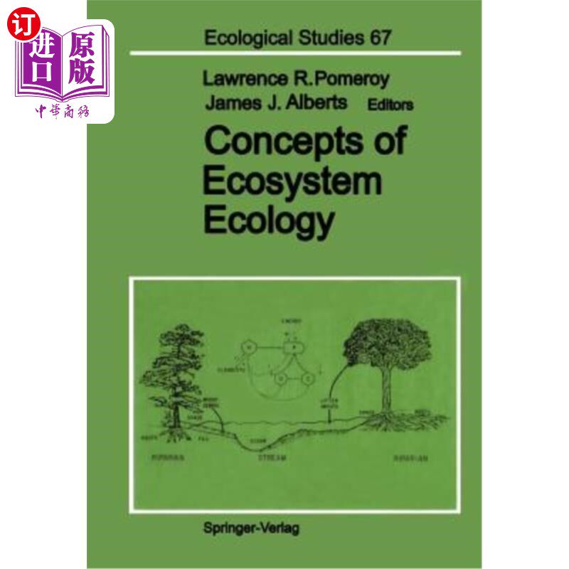 海外直订Concepts of Ecosystem Ecology: A Comparative View 生态系统生态学概念：比较论