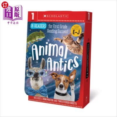 海外直订Grade 1 E-J Reader Box Set - Awesome Animals (Scholastic Early Learners) 一年级E-J阅读盒套装-很棒的动物（学