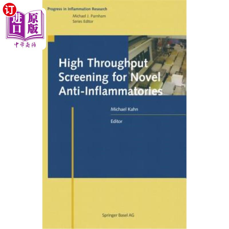海外直订医药图书High Throughput Screening for Novel Anti-Inflammatories 新型抗炎药物的高通量筛选