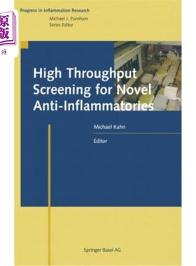 海外直订医药图书High Throughput Screening for Novel Anti-Inflammatories 新型抗炎药物的高通量筛选