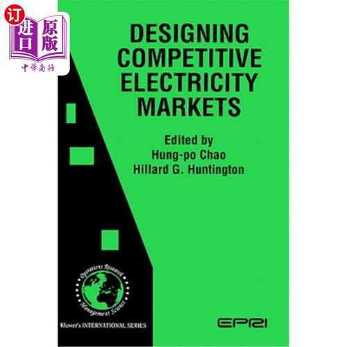 海外直订Designing Competitive Electricity Markets 设计有竞争力的电力市场