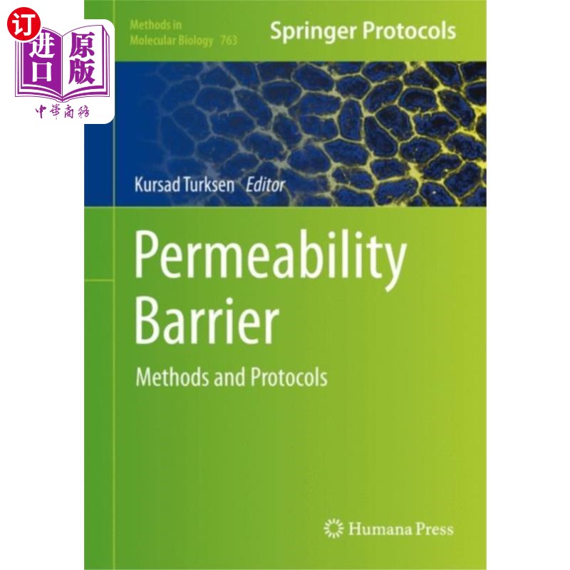 海外直订Permeability Barrier 渗透屏障