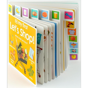 DK启蒙购物单 My First Let's Shop What Shall We Buy 英文原版 儿童纸板书 亲子绘本图画书 认知识物 进口童书【中商原版】