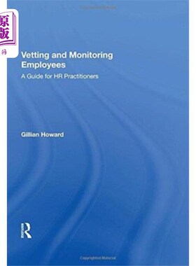 海外直订Vetting and Monitoring Employees 审查和监督员工