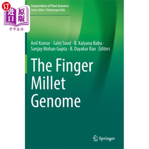 海外直订Finger Millet Genome 小米基因组
