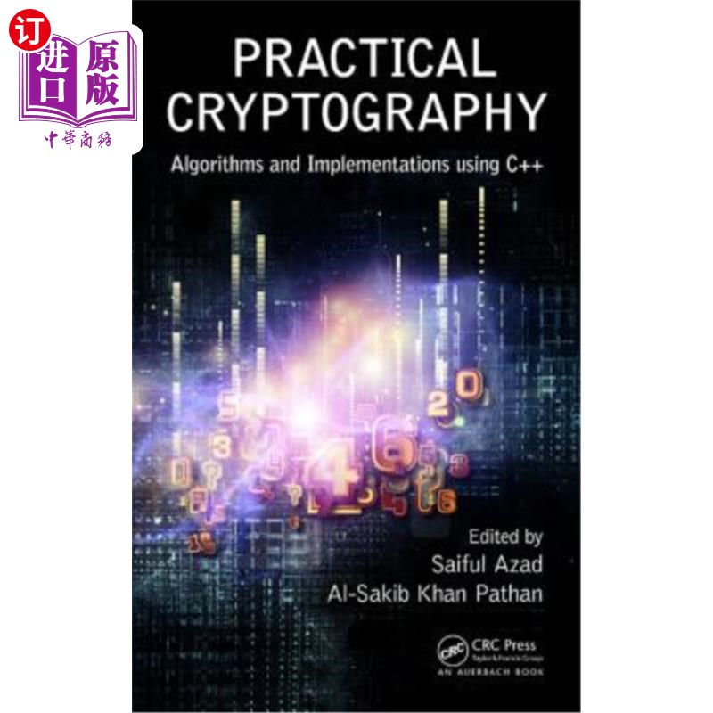 海外直订Practical Cryptography: Algorithms and Implementations Using C++ 实用密码学:c++算法和实现