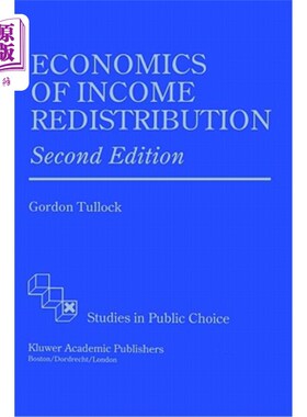 海外直订Economics of Income Redistribution 收入再分配经济学
