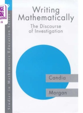 海外直订Writing Mathematically 写数学