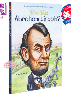 【中商原版】谁是亚伯拉罕·林肯？ 英文原版 Who Was Abraham Lincoln? Janet Pascal