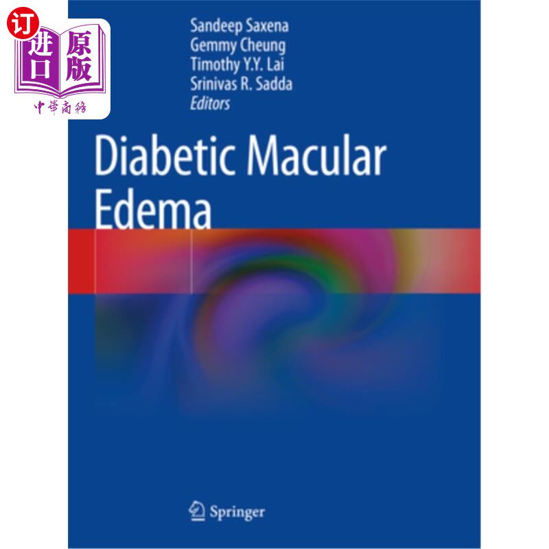海外直订医药图书Diabetic Macular Edema 糖尿病性黄斑水肿