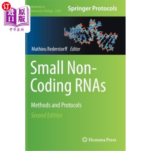 海外直订Small Non-Coding Rnas: Methods and Protocols 小的非编码rna:方法和协议