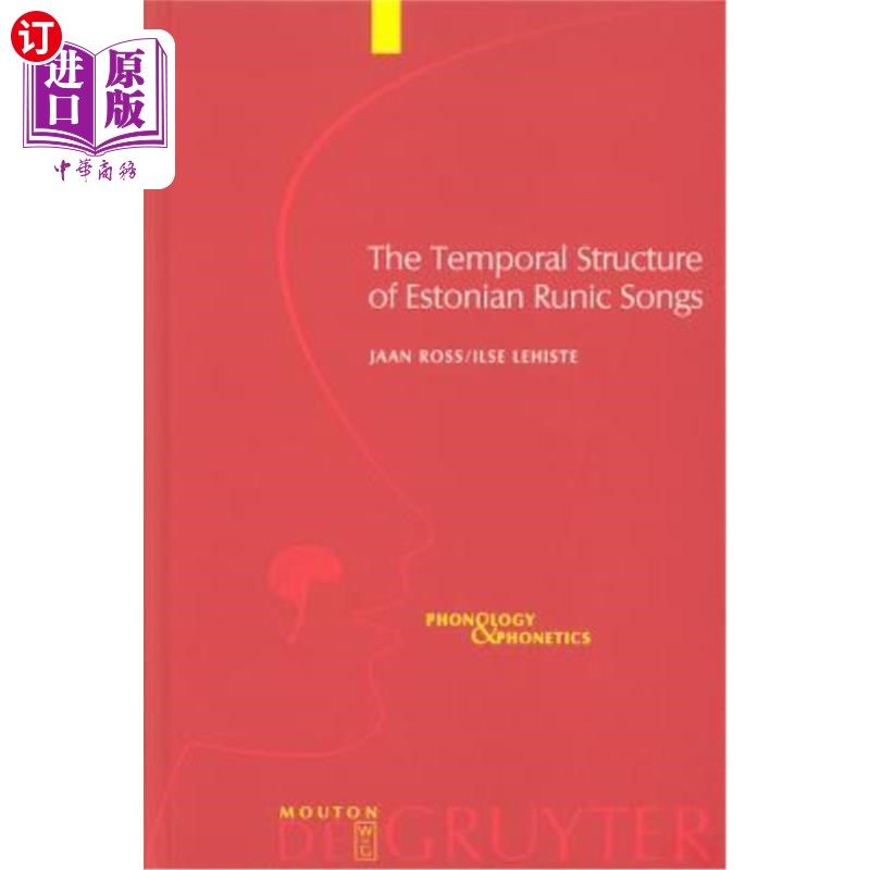海外直订Temporal Structure of Estonian Runic Songs 爱沙尼亚符文歌曲的时间结构