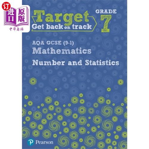 海外直订Target Grade 7 AQA GCSE (9-1) Mathematics Number... 目标7年级AQA GCSE(9-1)数学、数字和统计练习册