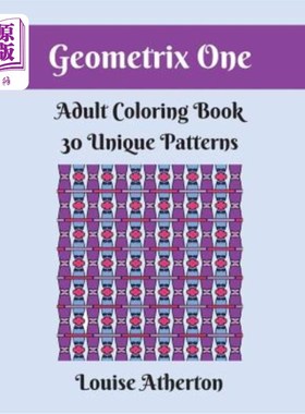 海外直订Geometrix One: An Adult Coloring Book 《几何一:成人涂色书》