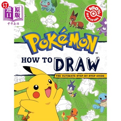 海外直订POKEMON: How to Draw 《POKEMON: How to Draw
