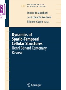 海外直订Dynamics of Spatio-Temporal Cellular Structures: Henri Bénard Centenary Review 时空细胞结构动力学:亨利Bénar