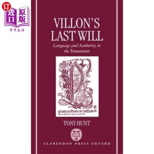海外直订Villon's Last Will 维隆的遗愿