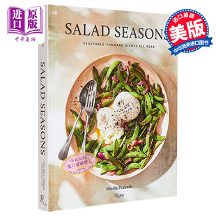 英文原版 沙拉季 Salad 全年蔬菜前菜 希拉 Vegetable Year 膳食菜谱 All 节 Dishes Forward 中商原版 Seasons 普拉卡什