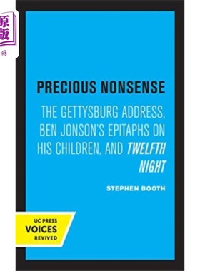 海外直订Precious Nonsense 珍贵的废话