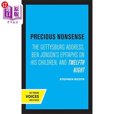 海外直订Precious Nonsense 珍贵的废话