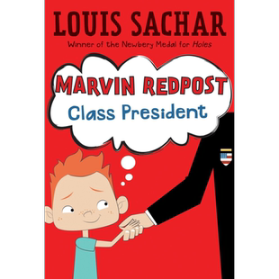 现货 麻烦精马文:5 Marvin Redpost 5:Class President 儿童文学 章节书 校园 430L 幽默搞笑 7~12岁 英文原版【中商原版】