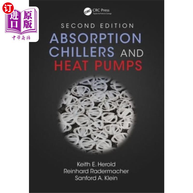 海外直订Absorption Chillers and Heat Pumps 吸收式制冷机和热泵