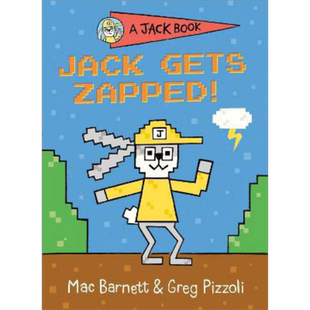 现货 Jack 08 Jack Gets Zapped! 杰克之书8 英文原版 儿童绘本 幽默笑话 Mac Barnett 7-12岁【中商原版】