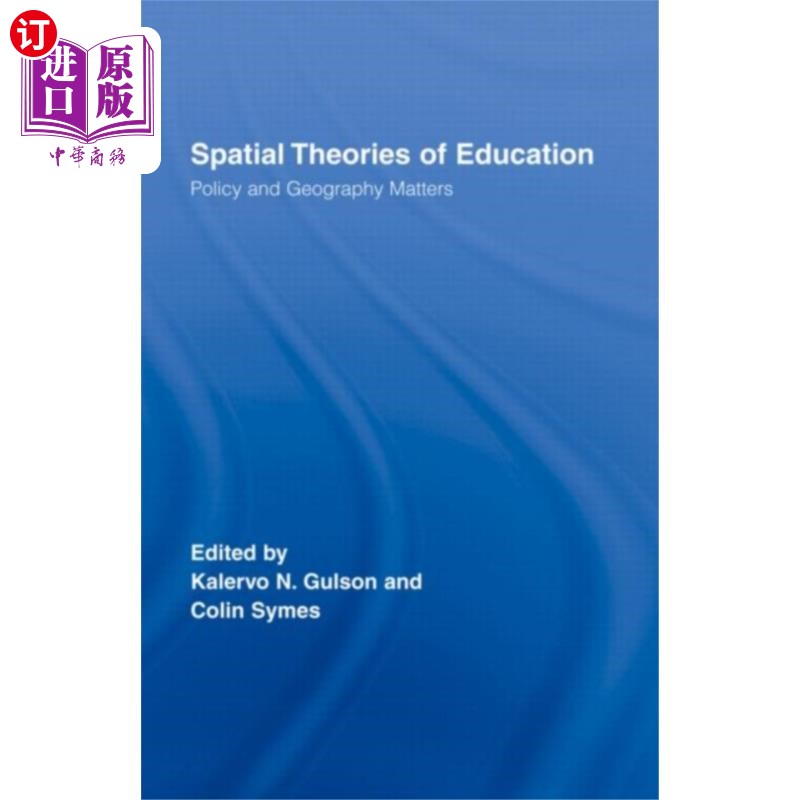 海外直订Spatial Theories of Education 教育的空间理论