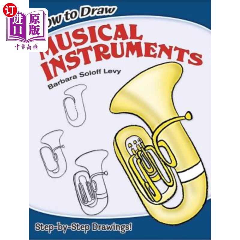 海外直订How to Draw Musical Instruments 如何画乐器