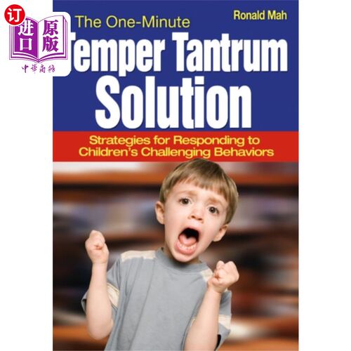 海外直订One-Minute Temper Tantrum Solution 一分钟发脾气解决方案