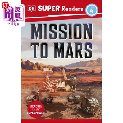 海外直订DK Super Readers Level 4 Mission to Mars DK超级读者4级火星任务