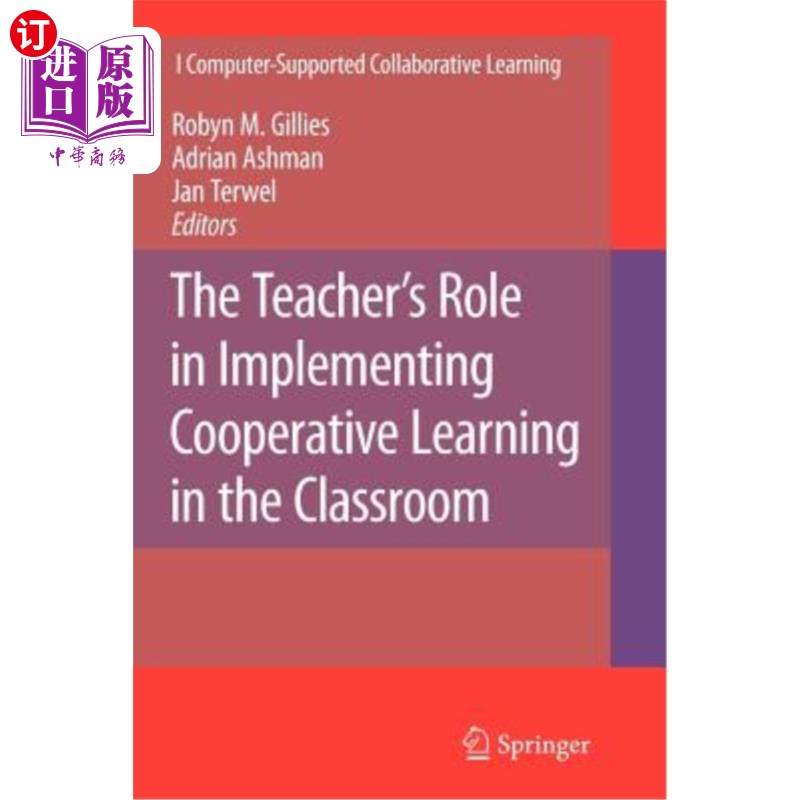 海外直订The Teacher's Role in Implementing Cooperative Learning in the Classroom 教师在实施课堂合作学习中的作用