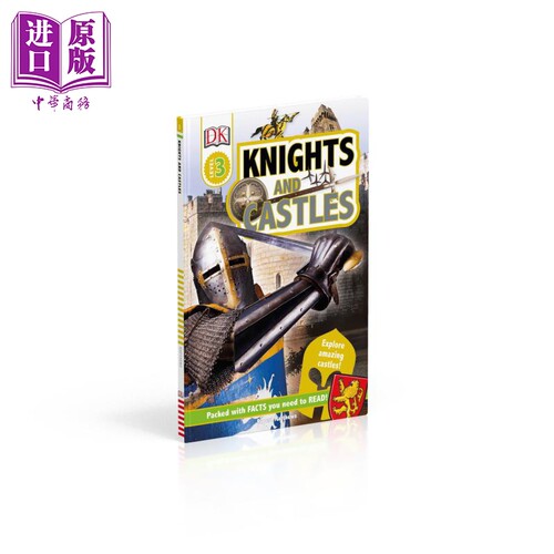 现货 骑士与城堡 DK Readers Level 2 DK小读本2级 分级阅读 儿童科普Steam百科 历史知识 精装 英文原版 6-9岁【中商原版】