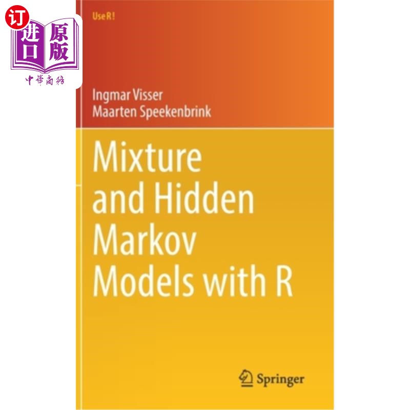 海外直订Mixture and Hidden Markov Models with R 带有R的混合和隐马尔可夫模型