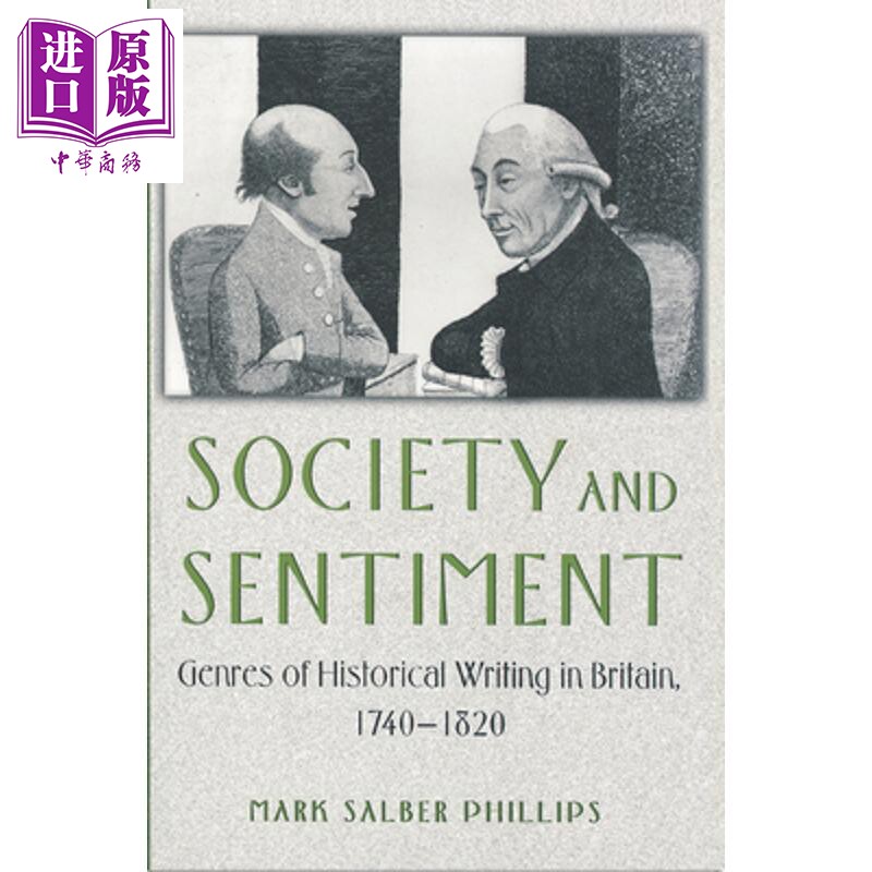 预售 社会与情感 Society and Sentiment 英文原版 Mark Salber Phillips【中商原版】