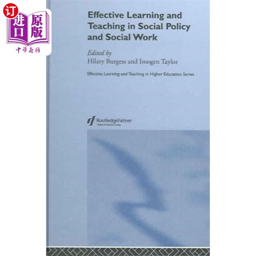 海外直订Effective Learning and Teaching in Social Policy... 社会政策与社会工作的有效教与学