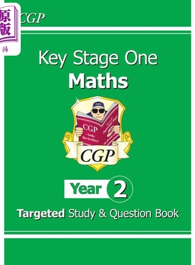 预售 英国CGP KS1 Maths Targeted Study & Question Book - Year 2【中商原版】