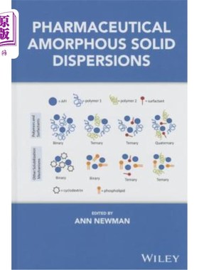 海外直订Pharmaceutical Amorphous Solid Dispersions 制药非晶固体分散体
